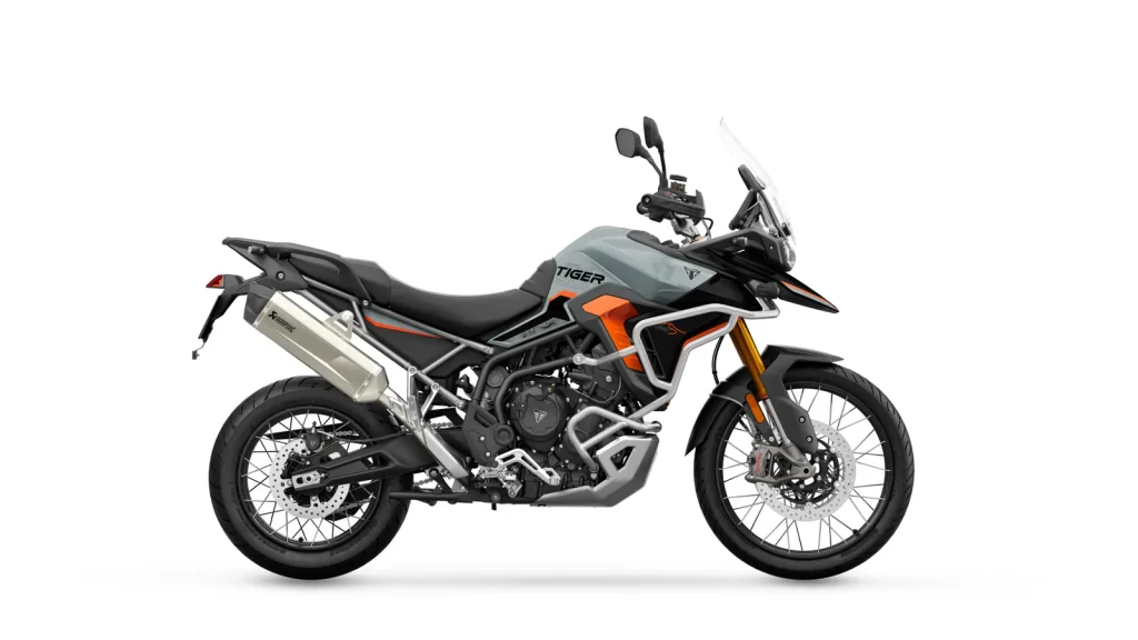 Triumph Tiger 900 Desert Edition in Urban Grey with Baja Orange accents